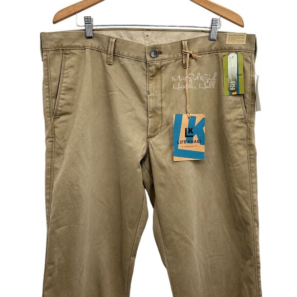 Haggar Life Made Simple NWT Paddox Twill Straight Leg Pants Size 40/32 - Picture 2 of 9